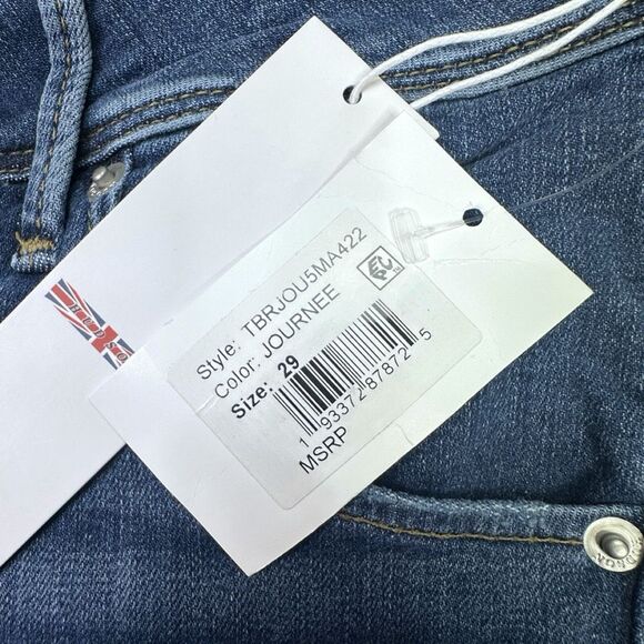Hudson Collin Mid-Rise Skinny Jeans - Size 29 - Journee - Picture 7 of 9